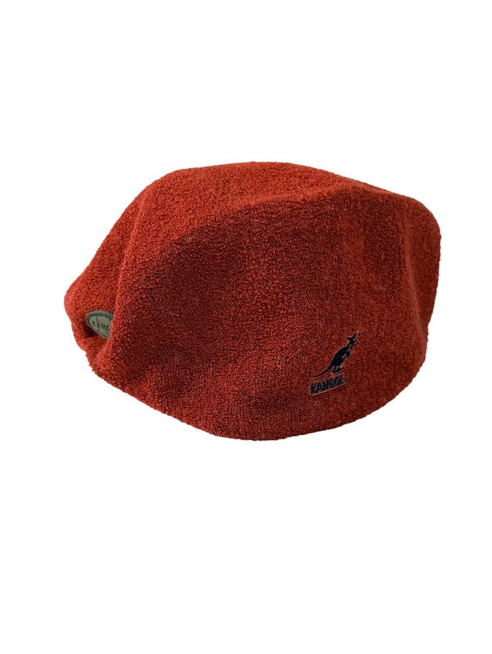 Kangol Bermuda 504 Rust Red Flat Cap Medium